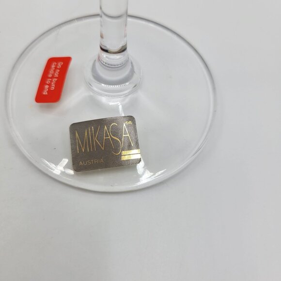 Mikasa Austria Sonata Candleholder Candlestick Holders Crystal Gold Trim 2-Piece - Picture 5 of 9